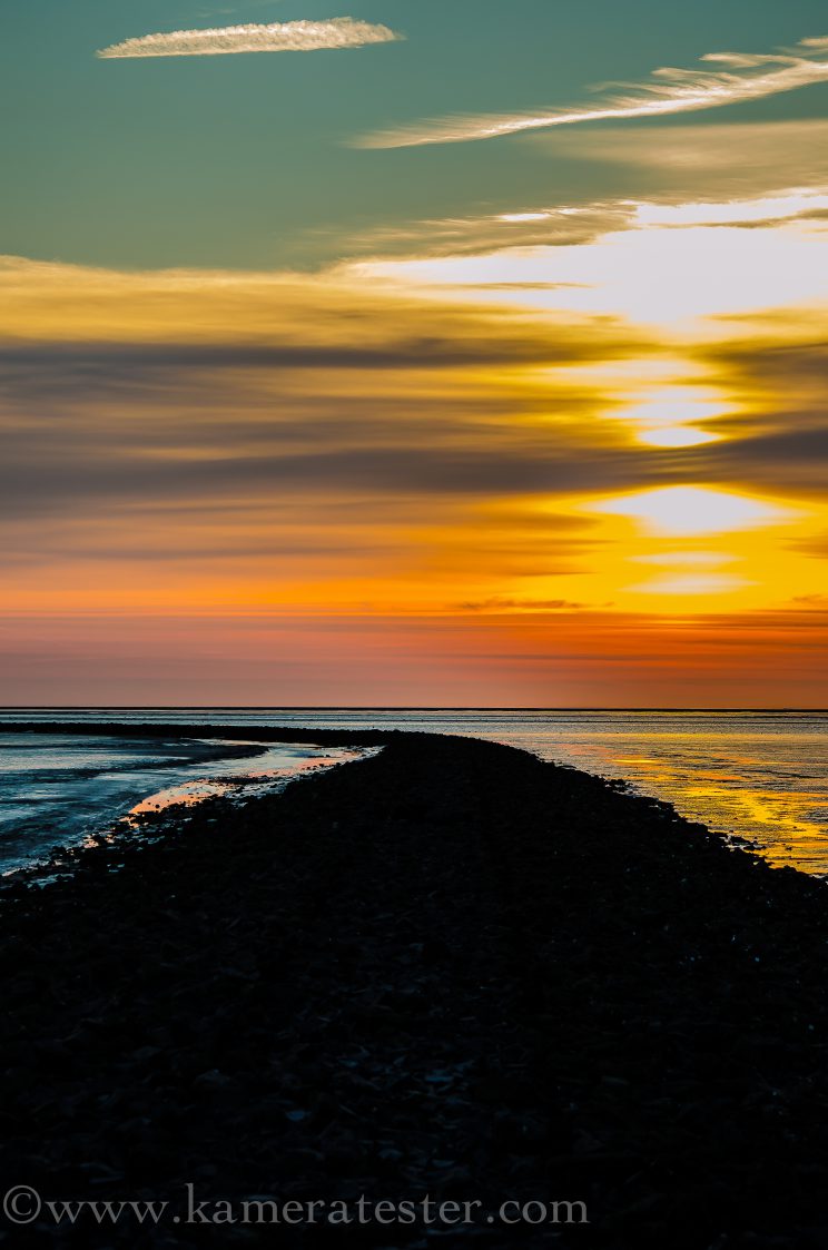 Kameratester Kamera Tester Landschaft Landschaftsfotografie Nikon 55-300mm objektiv nordsee norddeich sonnenuntergang sonnenaufgang